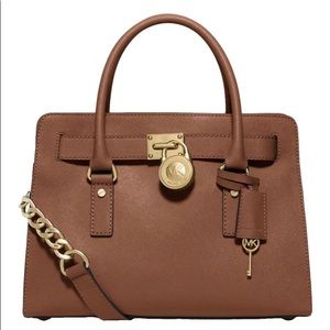 MICHAEL KORS HAMILTON SATCHEL HANDBAG